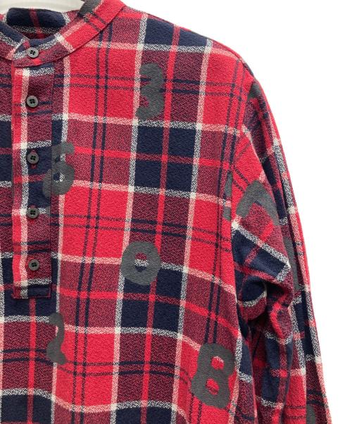 SOU・SOU（ソウソウ）SOU・SOU (ソウソウ) le coq sportif (ルコックスポルティフ) チェックワンピース レッド サイズ:Sの古着・服飾アイテム