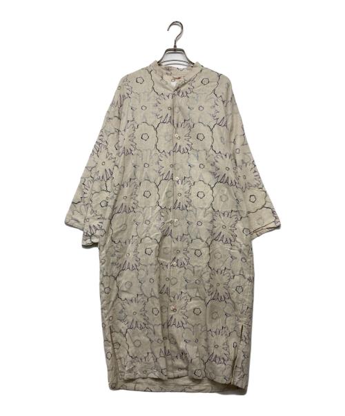 SOU・SOU（ソウソウ）SOU・SOU (ソウソウ) シャツワンピース アイボリー サイズ:Mの古着・服飾アイテム