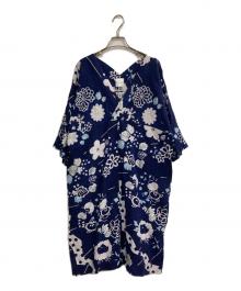 SOU・SOU（ソウソウ）の古着「柄ワンピース」｜ネイビー