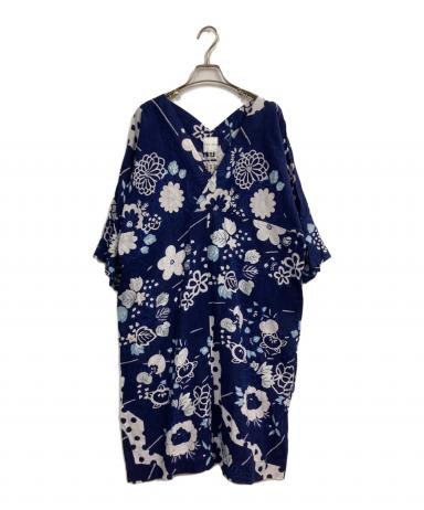 中古・古着通販】SOU・SOU (ソウソウ) 柄ワンピース ネイビー サイズ:S