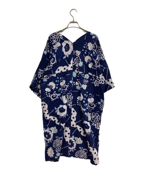 SOU・SOU（ソウソウ）SOU・SOU (ソウソウ) 柄ワンピース ネイビー サイズ:Sの古着・服飾アイテム