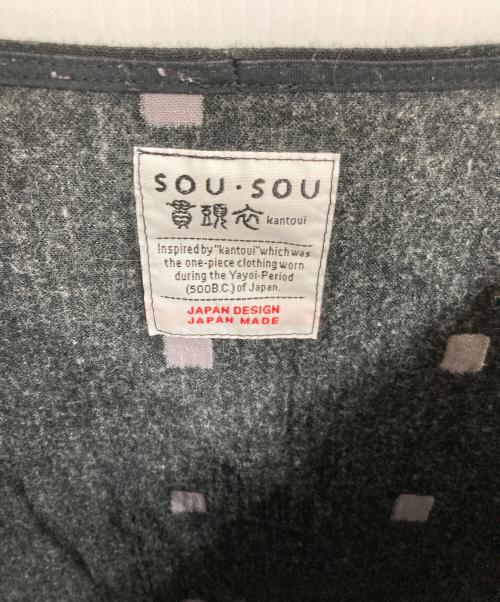 SOU・SOU（ソウソウ）SOU・SOU (ソウソウ) ノースリーブワンピース グレー サイズ:表記無し（実寸サイズをご確認ください）の古着・服飾アイテム
