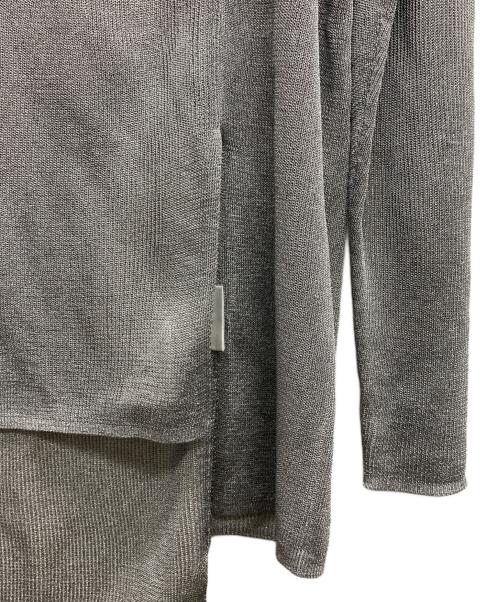 UN3D.（アンスリード）UN3D. (アンスリード) SHEER KT TOP シルバー サイズ:36の古着・服飾アイテム