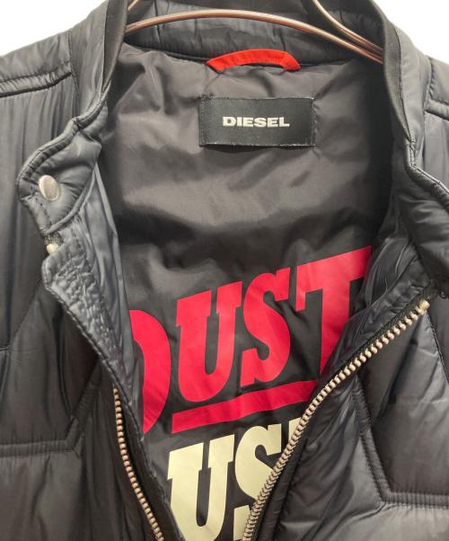 DIESEL（ディーゼル）DIESEL (ディーゼル) 中綿ジャケット ブラック サイズ:Sの古着・服飾アイテム