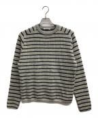 AURALEEオーラリー）の古着「SHETLAND WOOL CASHMERE RIB KNIT」｜グレー