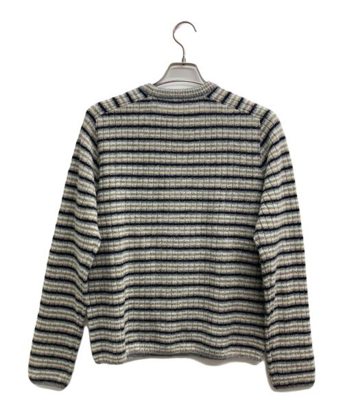 AURALEE（オーラリー）AURALEE (オーラリー) SHETLAND WOOL CASHMERE RIB KNIT グレー サイズ:3の古着・服飾アイテム
