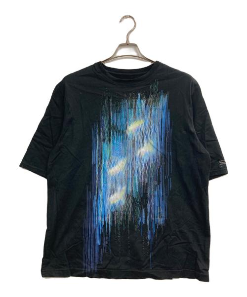 hatra（ハトラ）hatra (ハトラ) ECHOKEEPER TEE ブラック サイズ:2の古着・服飾アイテム