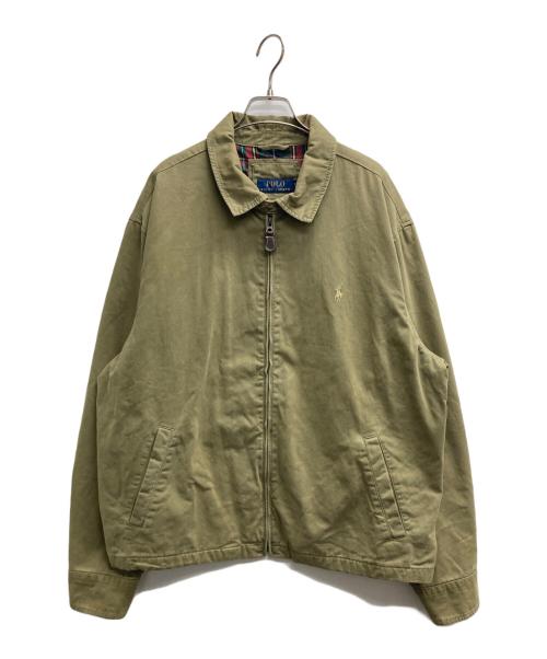 POLO RALPH LAUREN（ポロ・ラルフローレン）POLO RALPH LAUREN (ポロ・ラルフローレン) スイングトップ カーキ サイズ:XXLの古着・服飾アイテム