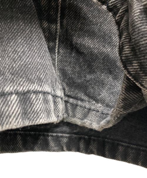 ZARA（ザラ）ZARA (ザラ) デニムカーゴパンツ ブラック サイズ:42の古着・服飾アイテム