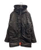 ALPHAアルファ）の古着「N-3Bタイプコート」｜ブラウン