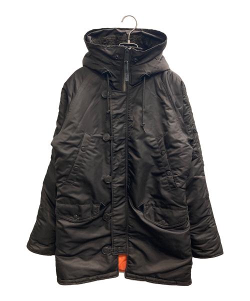 ALPHA（アルファ）ALPHA (アルファ) N-3Bタイプコート ブラウン サイズ:Sの古着・服飾アイテム