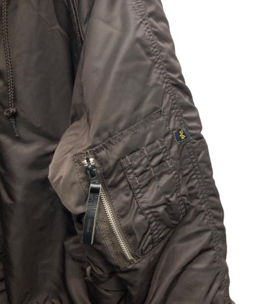 ALPHA（アルファ）ALPHA (アルファ) N-3Bタイプコート ブラウン サイズ:Sの古着・服飾アイテム