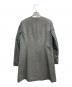BALMAIN (バルマン) カシミヤノーカラーコート グレー サイズ:9：10000円