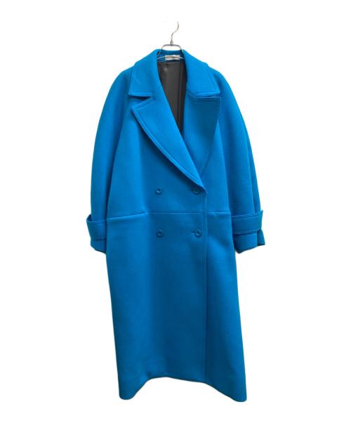 MAISON SPECIAL（メゾンスペシャル）MAISON SPECIAL (メゾンスペシャル) Melton Over Coat ブルー サイズ:36の古着・服飾アイテム