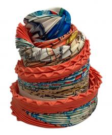 HERMES（エルメス）の古着「プリーツスカーフ」｜マルチカラー