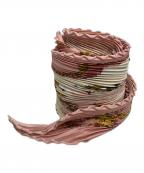 HERMESエルメス）の古着「プリーツスカーフ」｜ピンク