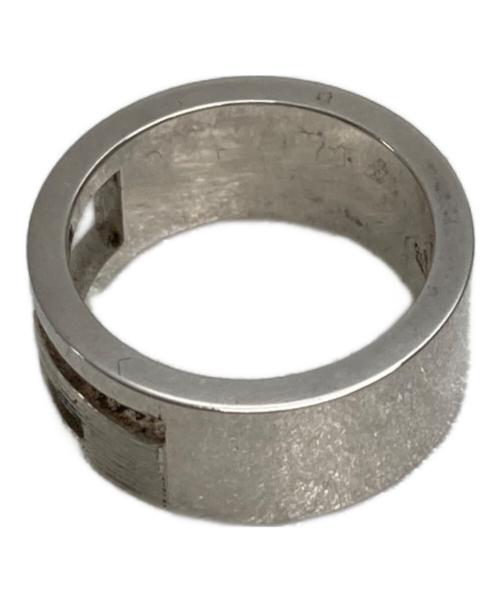 GUCCI（グッチ）GUCCI (グッチ) Gカットアウトリング シルバー サイズ:9号の古着・服飾アイテム