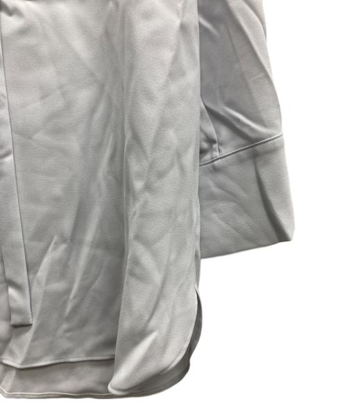 theory（セオリー）theory (セオリー) Prime GGT Tie Blouse スカイブルー サイズ:Lの古着・服飾アイテム