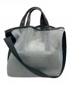 ear PAPILLONNERイアパピヨネ）の古着「ダイヤメッシュ2WAYトートバッグ」｜グレー