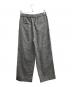 icB (アイシービー) ライトスラブツイードワイドパンツ グレー サイズ:6：6000円