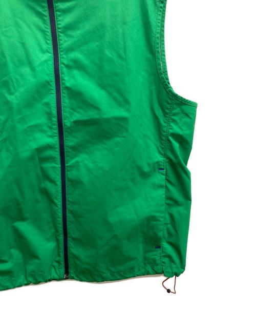 POLO GOLF（ポロ ゴルフ）POLO GOLF (ポロ ゴルフ) ナイロンベスト グリーン サイズ:Lの古着・服飾アイテム