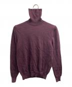 HERITAGEヘリテージ）の古着「ハイネックニット」｜ブラウン