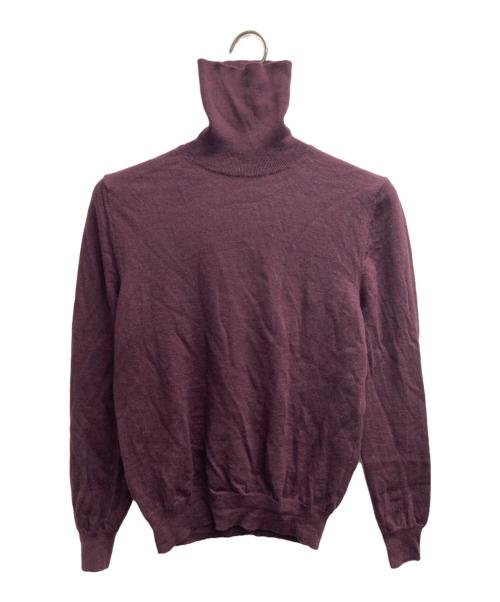 HERITAGE（ヘリテージ）HERITAGE (ヘリテージ) ハイネックニット ブラウン サイズ:Sの古着・服飾アイテム