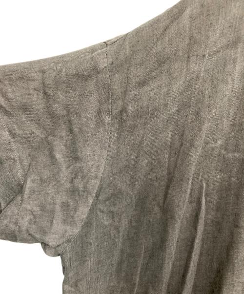 NATURAL LAUNDRY（ナチュラルランドリー）NATURAL LAUNDRY (ナチュラルランドリー) リネンワンピース グレー サイズ:2の古着・服飾アイテム
