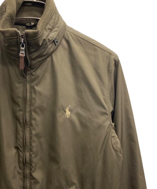 POLO RALPH LAUREN（ポロ・ラルフローレン）POLO RALPH LAUREN (ポロ・ラルフローレン) ジップアップジャケット カーキ サイズ:Mの古着・服飾アイテム