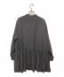 23区 (ニジュウサンク) ドレープドビークロス チュニック ブラウス グレー サイズ:44：7000円
