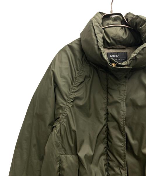 TAION（タイオン）TAION (タイオン) NOLLEY'S (ノーリーズ) ダウンジャケット カーキ サイズ:Sの古着・服飾アイテム