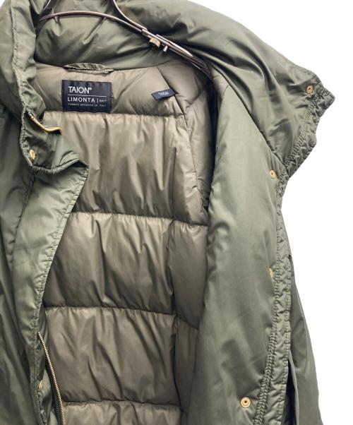 TAION（タイオン）TAION (タイオン) NOLLEY'S (ノーリーズ) ダウンジャケット カーキ サイズ:Sの古着・服飾アイテム