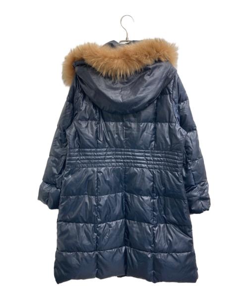 自由区（ジユウク）自由区 (ジユウク) ラクーンファーダウンコート ネイビー サイズ:44の古着・服飾アイテム