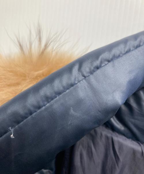 自由区（ジユウク）自由区 (ジユウク) ラクーンファーダウンコート ネイビー サイズ:44の古着・服飾アイテム