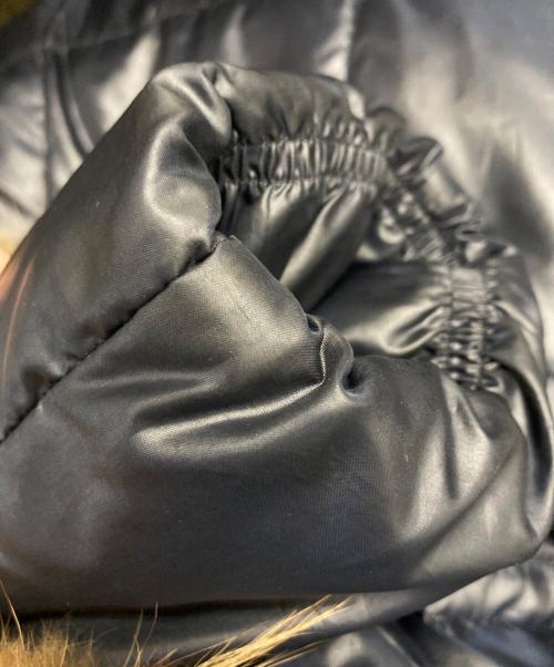 自由区（ジユウク）自由区 (ジユウク) ラクーンファーダウンコート ネイビー サイズ:44の古着・服飾アイテム