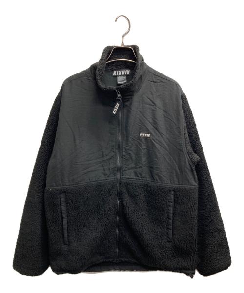 KIXSIX（キックスシックス）KIXSIX (キックスシックス) フリースジャケット ブラック サイズ:Mの古着・服飾アイテム