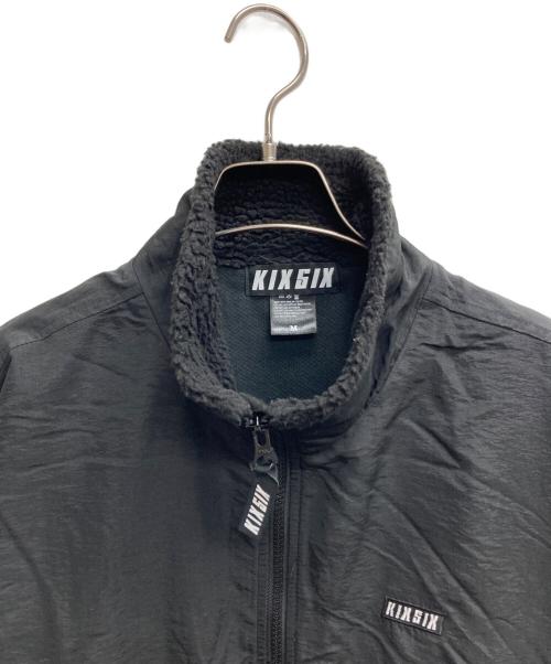 KIXSIX（キックスシックス）KIXSIX (キックスシックス) フリースジャケット ブラック サイズ:Mの古着・服飾アイテム