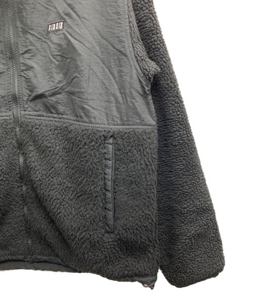 KIXSIX（キックスシックス）KIXSIX (キックスシックス) フリースジャケット ブラック サイズ:Mの古着・服飾アイテム