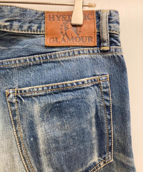 Hysteric Glamour（ヒステリックグラマー）Hysteric Glamour (ヒステリックグラマー) AP加工COWBOYスタッズデニム インディゴ サイズ:34の古着・服飾アイテム
