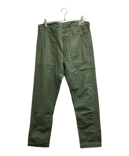 orSlow（オアスロウ）orSlow (オアスロウ) ベイカーパンツ オリーブ サイズ:Lの古着・服飾アイテム