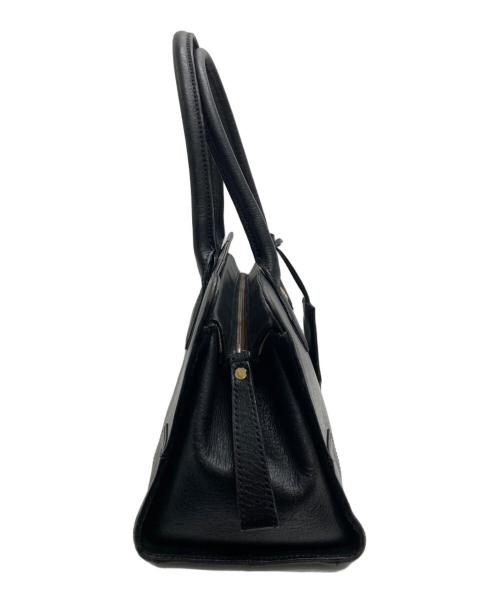 Vivienne Westwood（ヴィヴィアンウエストウッド）Vivienne Westwood (ヴィヴィアンウエストウッド) オーブレザーハンドバッグ ブラックの古着・服飾アイテム