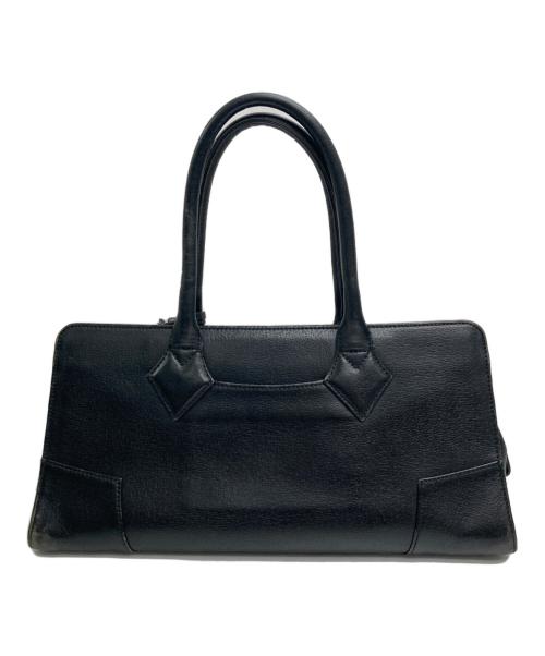 Vivienne Westwood（ヴィヴィアンウエストウッド）Vivienne Westwood (ヴィヴィアンウエストウッド) オーブレザーハンドバッグ ブラックの古着・服飾アイテム