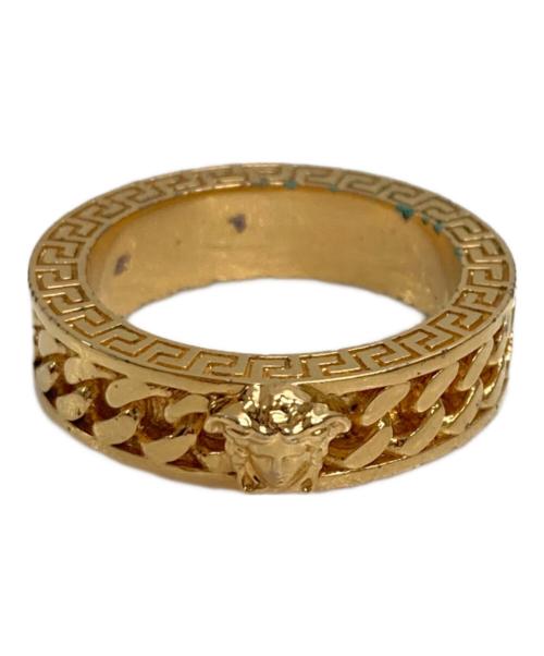 VERSACE（ヴェルサーチェ）VERSACE (ヴェルサーチェ) チェーンメデューサリング ゴールド サイズ:17の古着・服飾アイテム