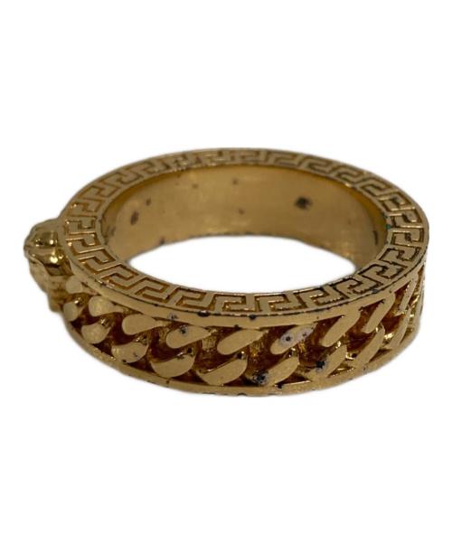 VERSACE（ヴェルサーチェ）VERSACE (ヴェルサーチェ) チェーンメデューサリング ゴールド サイズ:17の古着・服飾アイテム