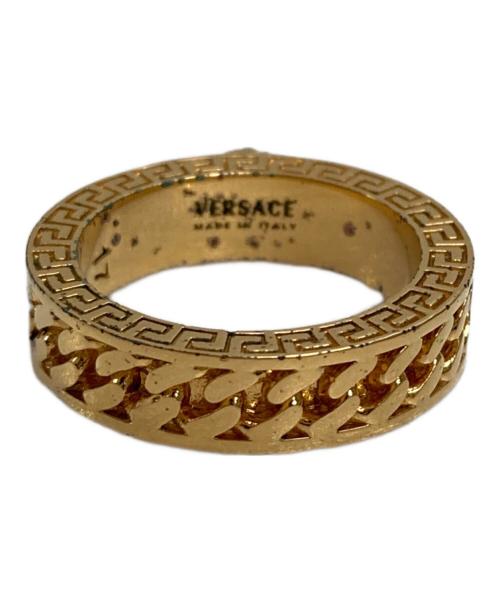 VERSACE（ヴェルサーチェ）VERSACE (ヴェルサーチェ) チェーンメデューサリング ゴールド サイズ:17の古着・服飾アイテム