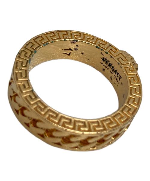 VERSACE（ヴェルサーチェ）VERSACE (ヴェルサーチェ) チェーンメデューサリング ゴールド サイズ:17の古着・服飾アイテム