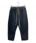 RICK OWENS（リックオウエンス）の古着「18SSドローストリング サルエルパンツ」｜ブラック