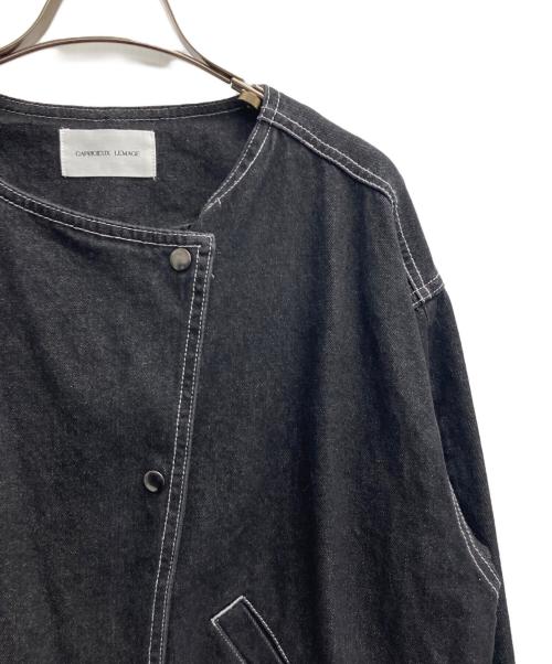 CAPRICIEUX LE'MAGE（カプリシューレマージュ）CAPRICIEUX LE'MAGE (カプリシューレマージュ) デニムジャケット グレー サイズ:Fの古着・服飾アイテム