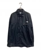THE NORTH FACEザ ノース フェイス）の古着「L/S Nuptse Shirt」｜ブラック