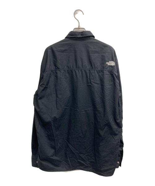 THE NORTH FACE（ザ ノース フェイス）THE NORTH FACE (ザ ノース フェイス) L/S Nuptse Shirt ブラック サイズ:Lの古着・服飾アイテム